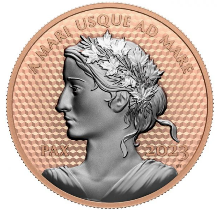 5 oz stříbrná mince Peace Dollar 2023 Proof High Relief - Royal Canadian Mint