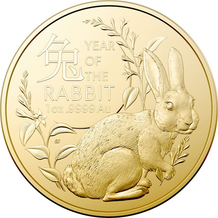 The Royal Australian Mint 1 oz zlatá mince Lunar Rok Králíka 2023 – Royal Australian Mint