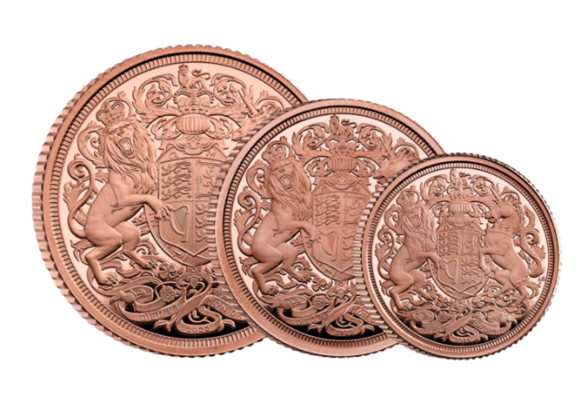 The Royal Mint Sada 3 zlatých mincí (13,98g) Sovereign 2022 PROOF Memorial - Royal Mint