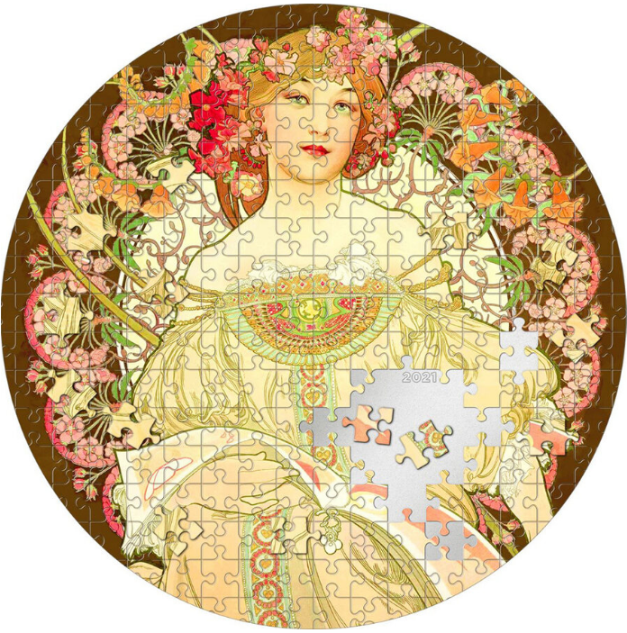 Stříbrná mince 3 oz Snění Mucha - Micropuzzle Treasures 2021 PROOF Ultra High Relief - CIT Coin Invest