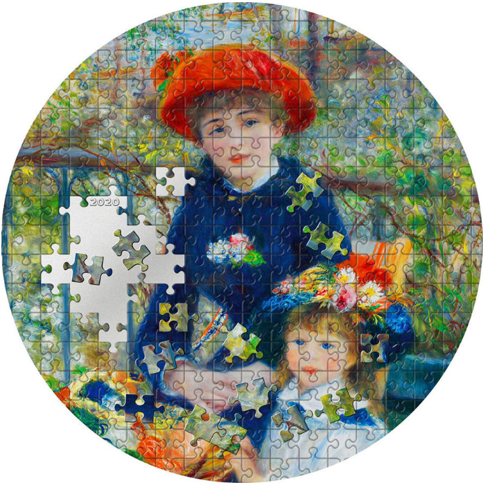 Stříbrná mince 3 oz Dvě sestry Renoir - Micropuzzle Treasures 2020 PROOF Ultra High Relief - CIT Coin Invest