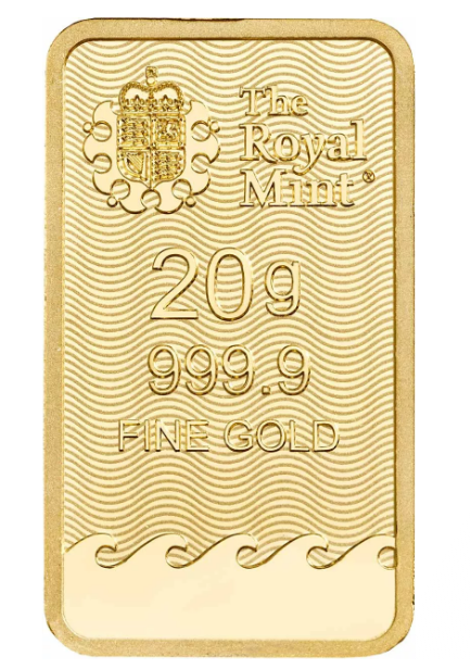 The Royal Mint Zlatý investiční slitek 20g Britannia Royal Mint