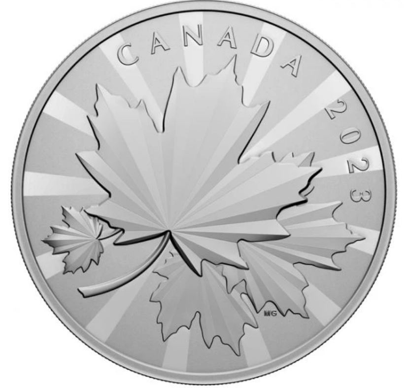 1 kg stříbrná mince Maple Leaf PROOF 2023 – Royal Canadian Mint