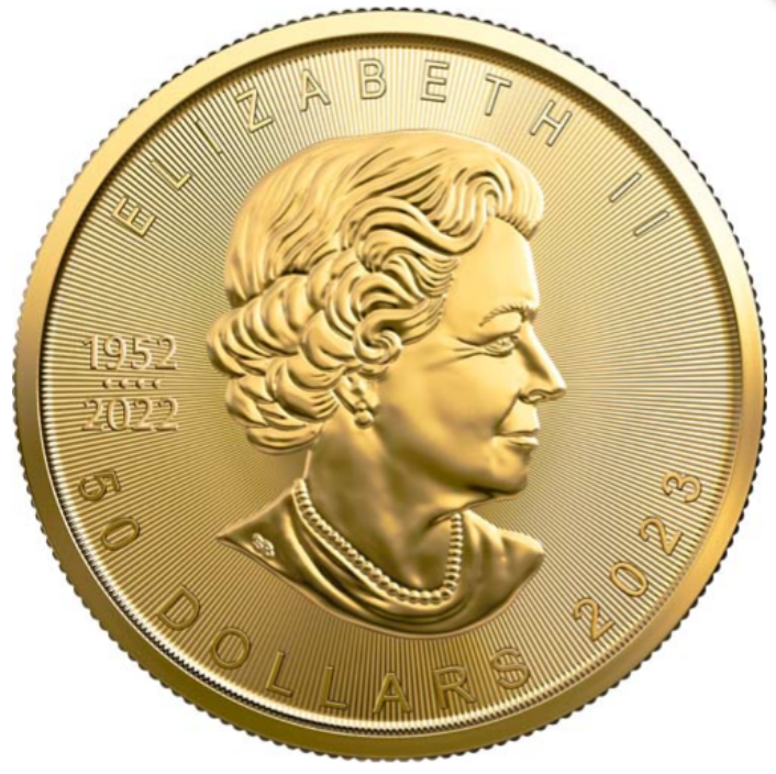 Royal Canadian Mint 1 oz zlatá mince Gold Maple Leaf 2023