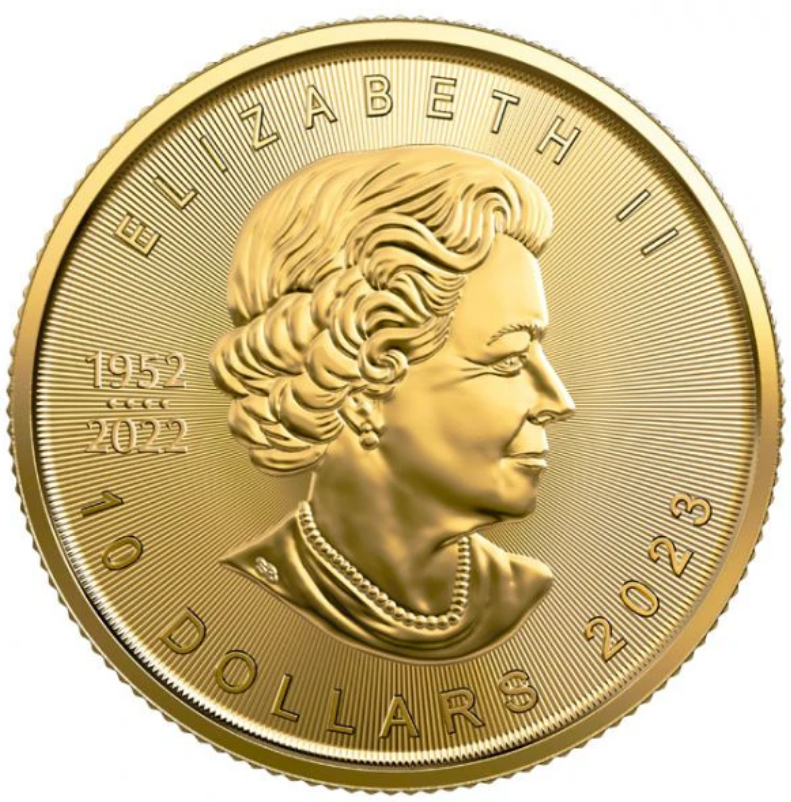 1/4 oz zlatá mince Gold Maple Leaf 2023 Royal Canadian Mint