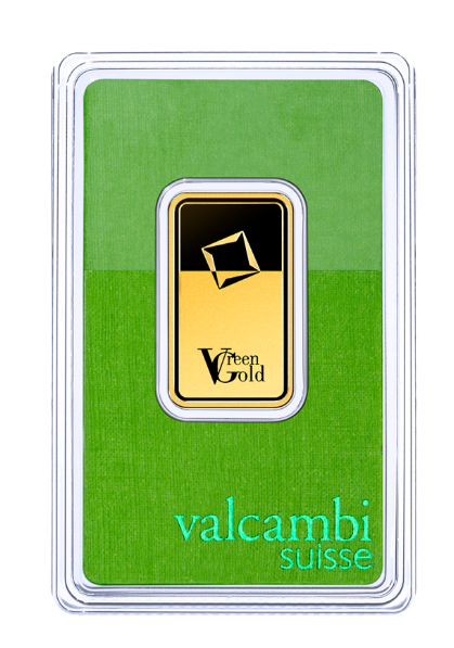 Zlatý investiční slitek 20g Valcambi Green Gold