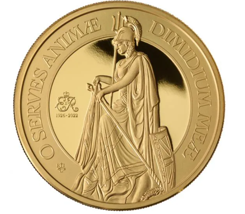 1 oz zlatá mince ELIZABETH II - In Memoriam 2023 PROOF - Svatá Helena