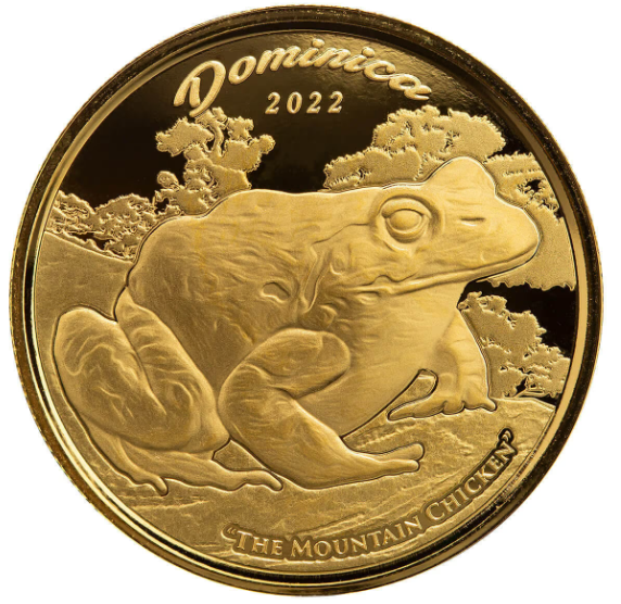 1 oz zlatá mince EC8 Dominica 2022 PROOF - Scottsdale Mint