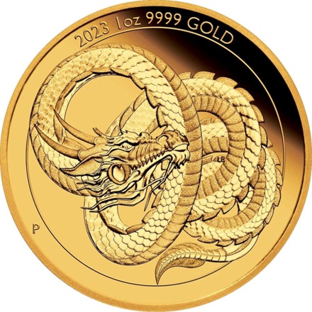 The Perth Mint 1 oz zlatá mince čínský drak - Čínské mýty a legendy PROOF 2023 - Perth Mint