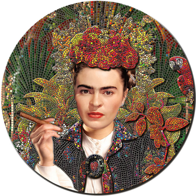 3 oz stříbrná mince FRIDA KAHLO LA MARAVILLA (GREAT MICROMOSAIC PASSION II) - Proof, High Relief 2023 - CIT Coin Invest