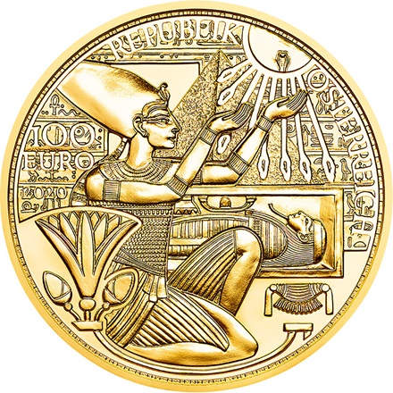 Zlatá mince 1/2 oz Zlato Faraonů Proof – Leštěný povrch – 2020 – Münze Österreich