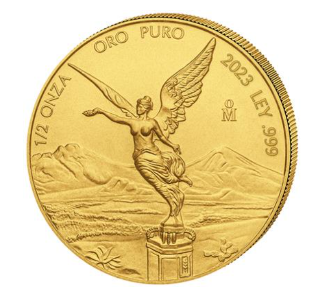 1/2 oz zlatá mince Gold Mexico Libertad 2023 BU - BANCO DE MEXICO CASA DE MONEDA MINT