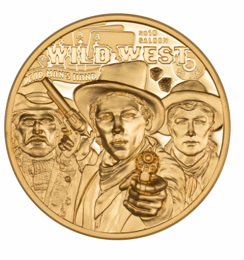 1 oz zlatá mince Legendy - WILD WEST 2024 Proof, High Relief - CIT Coin Invest