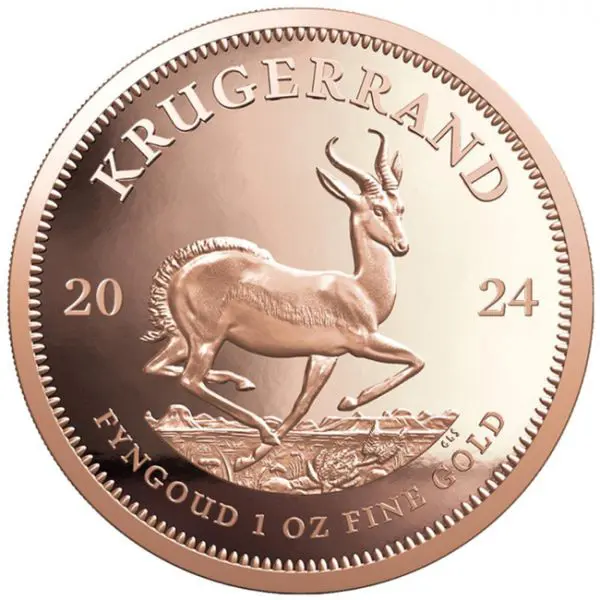 1 oz zlatá mince Krugerrand PROOF 2024 – South African Mint