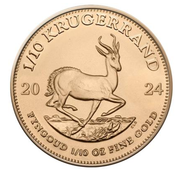 Rand Refinery South African Mint 1/10 oz zlatá mince Krugerrand 2024 Rand Rafinerie