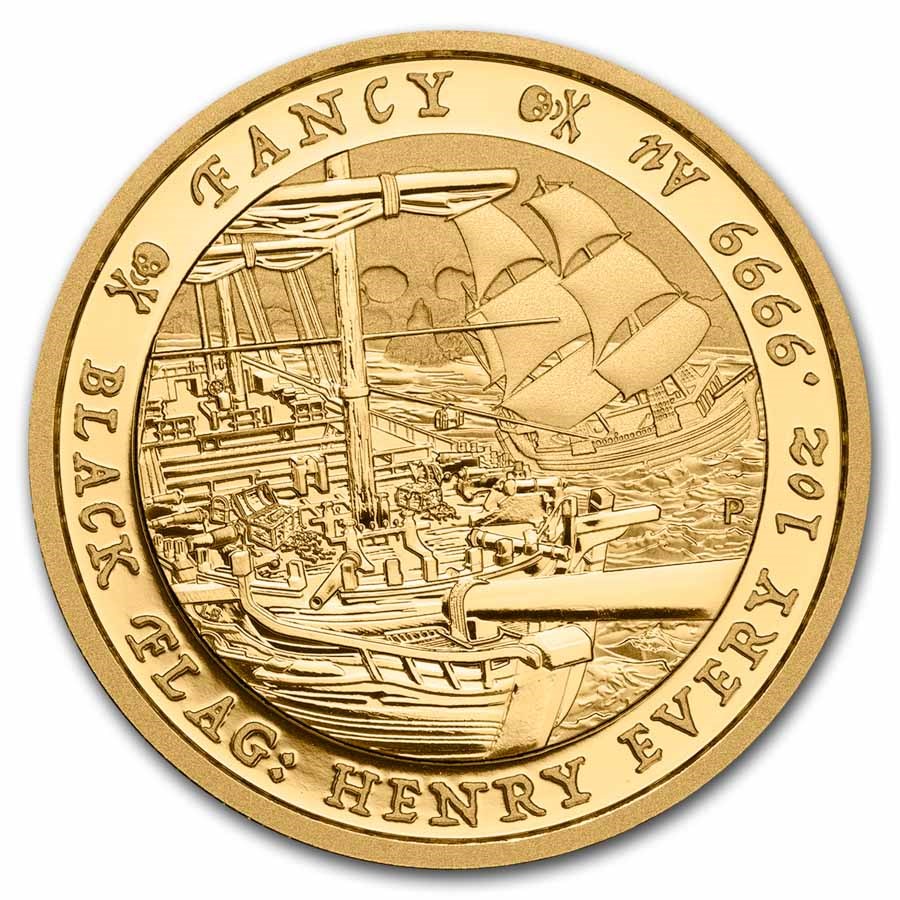 The Perth Mint 1 oz zlatá mince Black Flag - The Fancy 2023 BU – Perth Mint