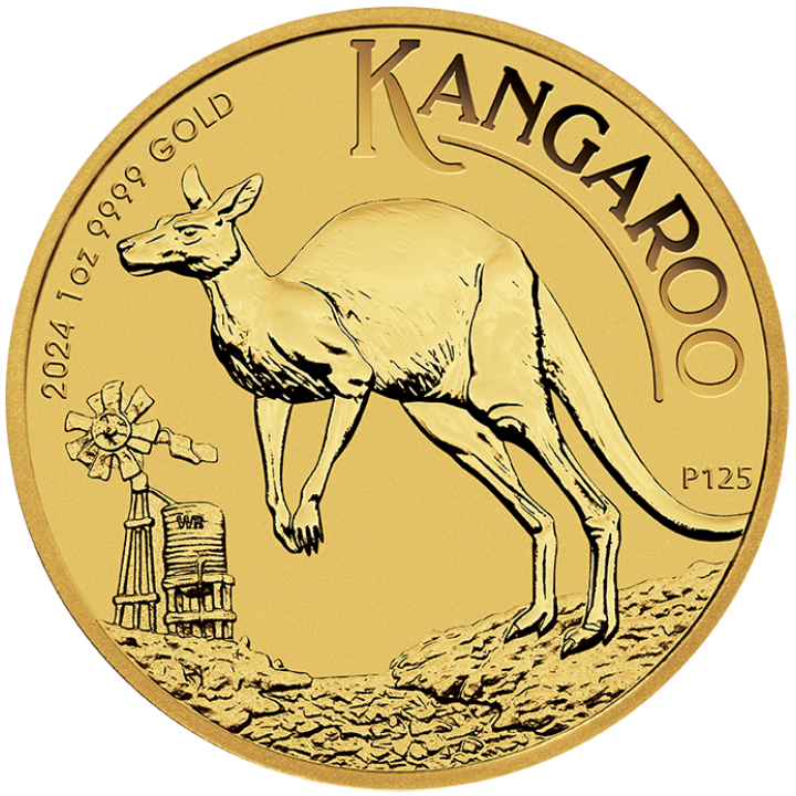 The Perth Mint 1 oz zlatá mince Australian Kangaroo 2024 Perth Mint