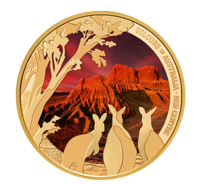 1 oz zlatá mince Red Centre 2024 PROOF - NIUE