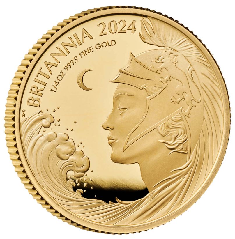 The Royal Mint 1/4 oz zlatá mince Gold Britannia 2024 PROOF - Royal Mint