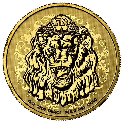 1 oz zlatá mince Roaring Lion 2024 - BU - NIUE