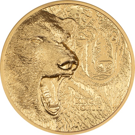 1 oz zlatá mince Polární medvěd - King of the North 2024 Proof, High Relief - CIT Coin Invest
