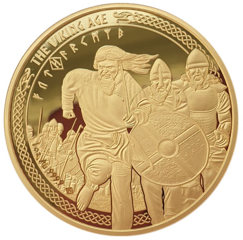 1 oz zlatá mince Doba Vikingů - Liberation 2024 BU Leipziger Edelmetallverarbeitung