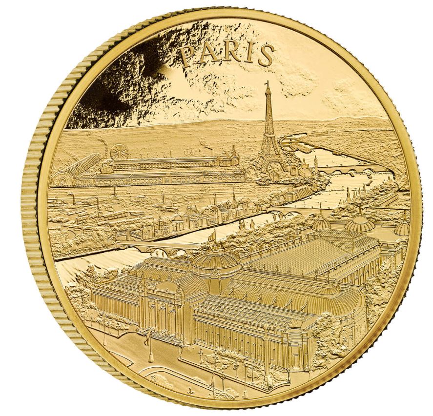 The Royal Mint 1 oz zlatá mince Paříž 2024 PROOF - Royal Mint
