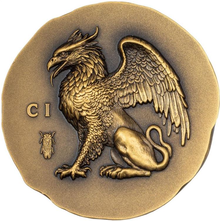 1 oz zlatá mince Gryf Proof Antique Finish High Relief 2024 - CIT Coin Invest