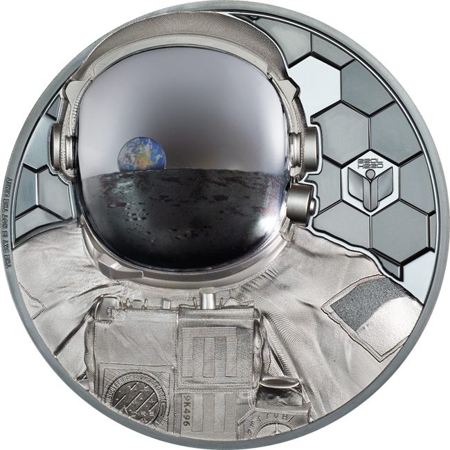 Stříbrná mince 1 kg Astronaut - Real Heroes 2024 Proof, High Relief - CIT Coin Invest
