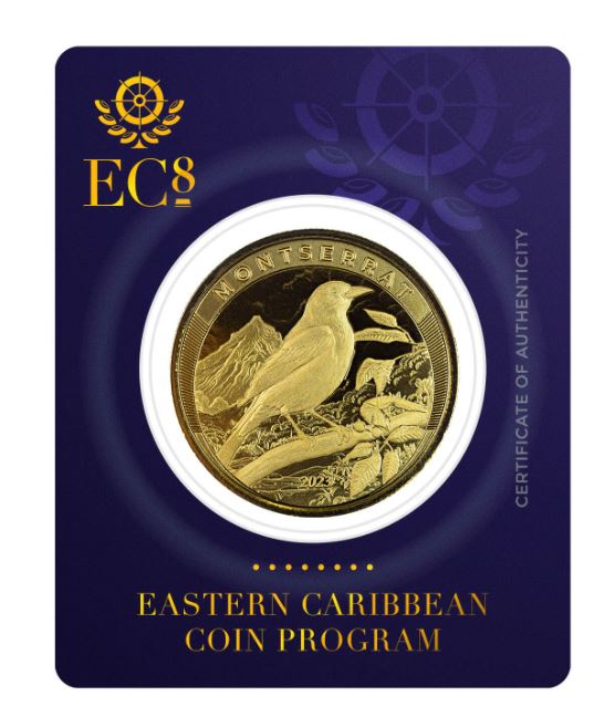 1 oz zlatá mince EC8 Montserrat 2023 PROOF - Scottsdale Mint