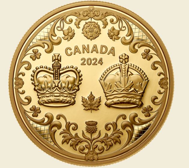 Zlatá mince 1 oz Královská Koruna 2024 PROOF - Royal Canadian Mint