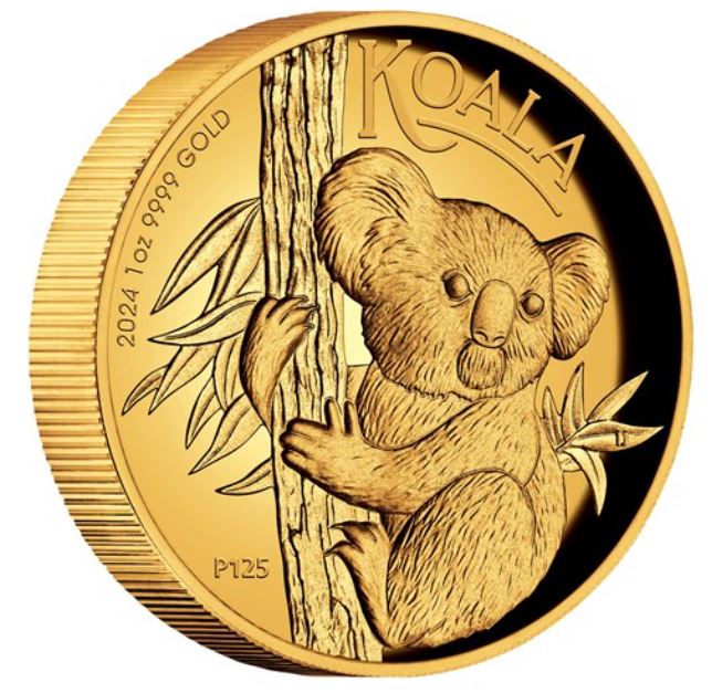 The Perth Mint 1 oz zlatá mince Gold Koala 2024 Proof, High Relief – Perth Mint