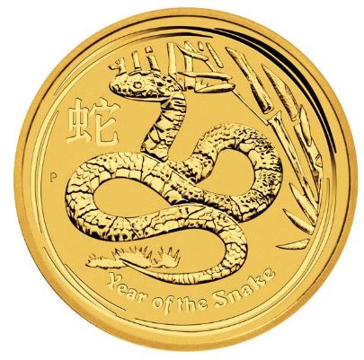 The Perth Mint 1 oz zlatá mince Gold Lunar II Rok Hada 2013 - Perth Mint