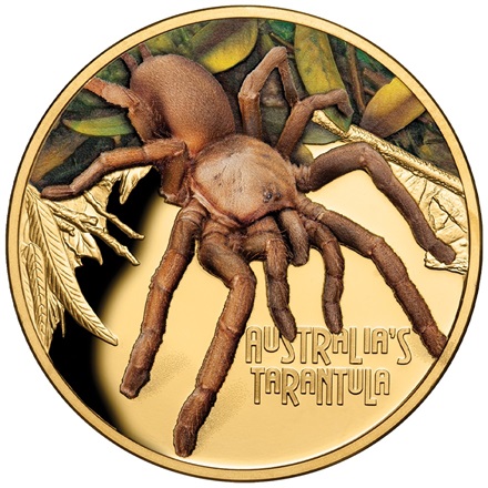 The Perth Mint 1 oz zlatá mince Gold Deadly & Dangerours - Tarantule 2020 Proof - Leštěný povrch Perth Mint