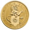 2021 Queens Beasts White Lion of Mortimer 14 oz Gold PP RS