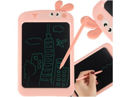 Tablet graficzny do rysowania dla dzieci znikopis tablica ekran LCD 8 5 krolik roz 170900