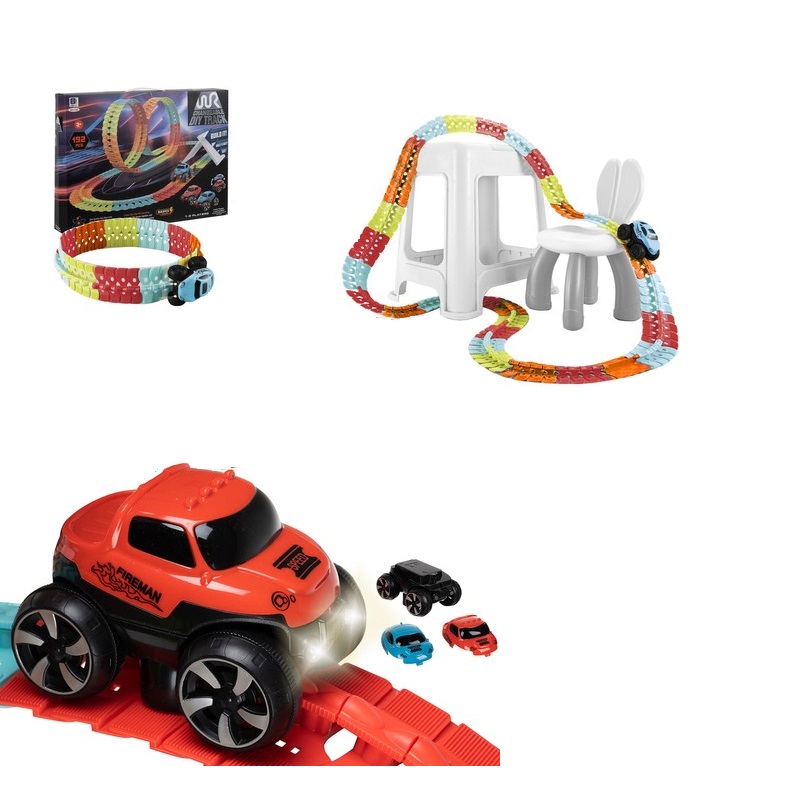 Závodná flexibilná dráha - 193 prvkov