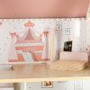 Domek dla lalek drewniany LULILO Peonio 70cm LED roz 176208