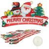Lampki LED wiszaca dekoracja swiateczna Merry Christmas 45cm 158073