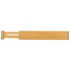 Organizer do szuflady regulowany separator bambusowy 43x6x1 5cm 1 sztuka 135173
