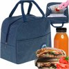 Torba termiczna izolacyjna sniadanie lunch niebieska 166349