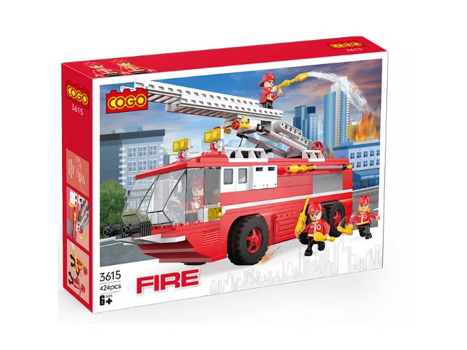 13053 2 stavebnice fire zasahove hasicske vozidlo 424 dilu