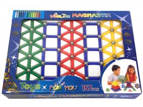 7974 magneticka stavebnice magnastix 157 dilu