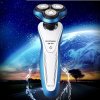 Sportman Waterproof Rechargeable Triple Blade Rotary Electric Shaver With 4D Floating Structure Electric Shavers For Men