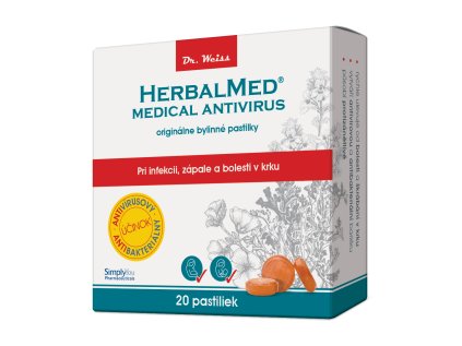 HerbalMed MEDICAL AntiVirus pastilky SK RGB