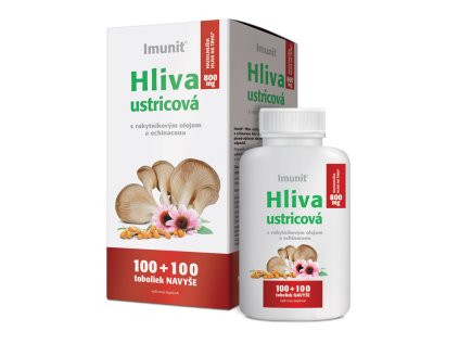 Imunit Hliva ustricová 800mg s rakytn. a echin. 100+100 tob.