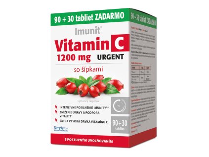 VitaminC Urgent 120tbl SK RGB