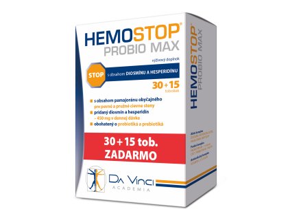 Hemostop Probio MAX Da Vinci Academia tob 30+15 SK RGB