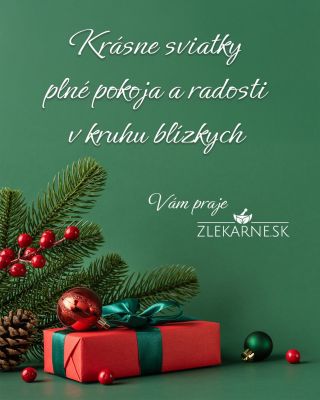 Ďakujeme, že ste s nami. Prajeme vám čarovné vianočné sviatky a nový rok plný radosti, zdravia a inšpirácie. 🎄