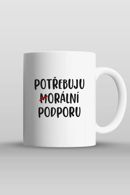 MORÁLNÍ PODPORA HRNEK